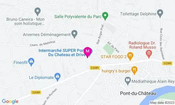 Localisation Intermarché Station