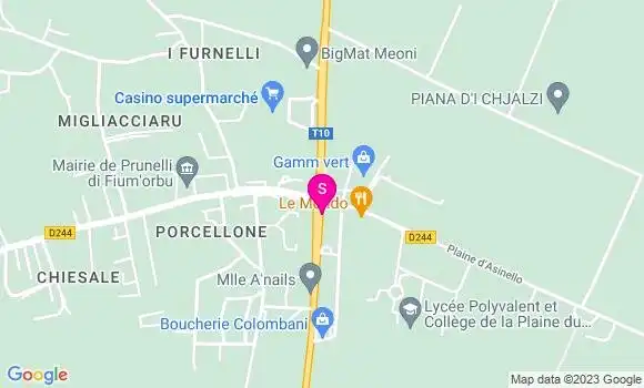Localisation Relais Auto du Fium