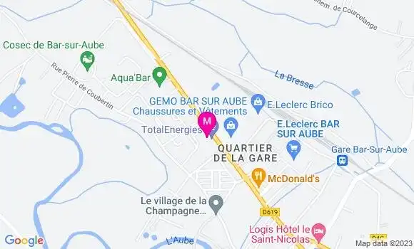 Localisation TotalEnergies