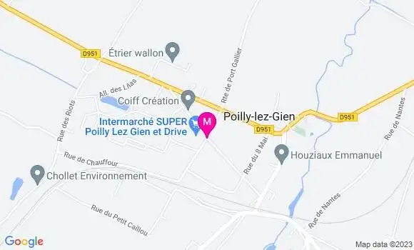 Localisation Intermarché Station