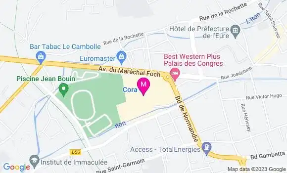 Localisation Station Cora
