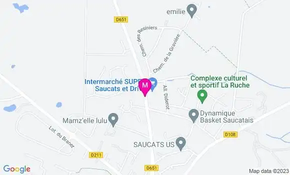 Localisation Intermarché Super