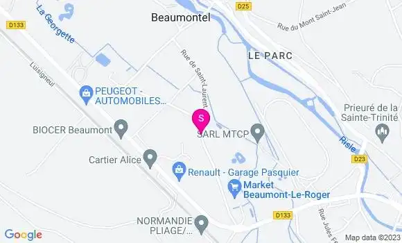 Localisation Carrefour Market