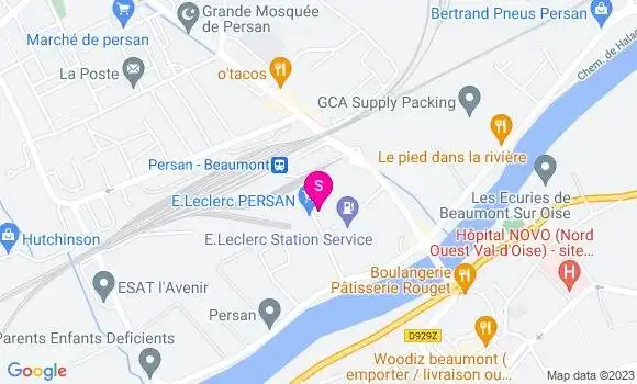 Localisation Station Leclerc
