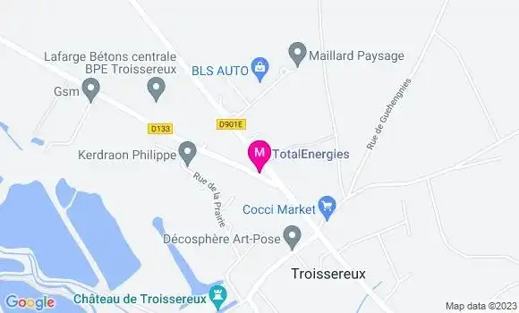 Localisation TotalEnergies
