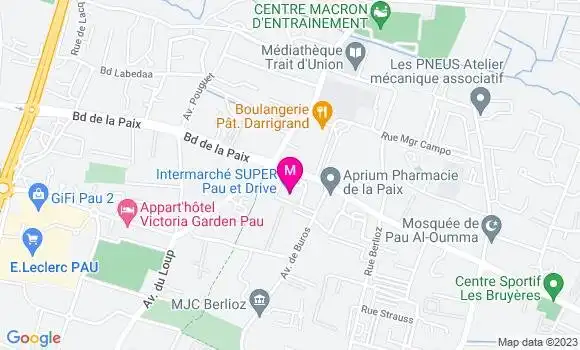 Localisation Intermarché Station
