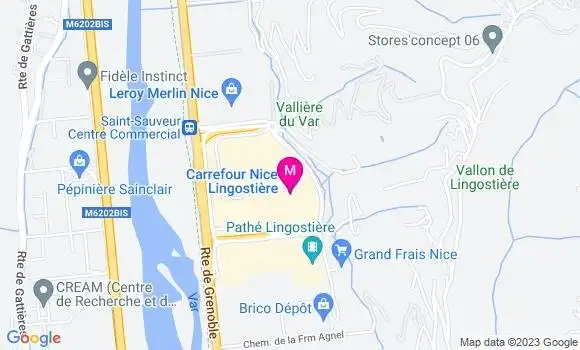 Localisation Station Carrefour