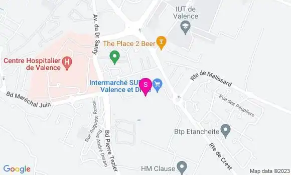 Localisation Intermarché Station