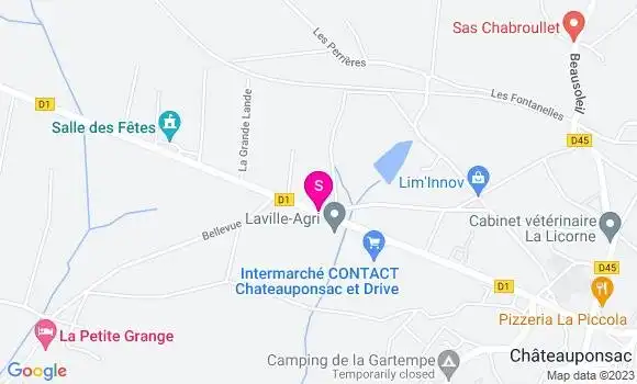 Localisation Intermarché Station