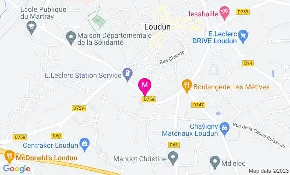 Localisation Station Leclerc