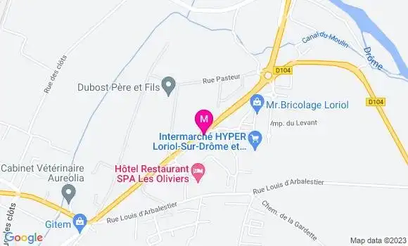 Localisation Intermarché Station