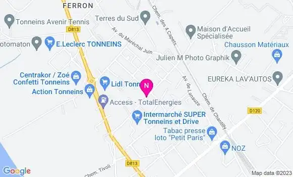 Localisation Intermarché Station