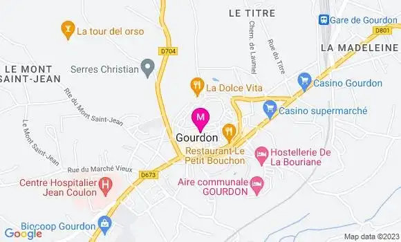 Localisation Carrefour Market