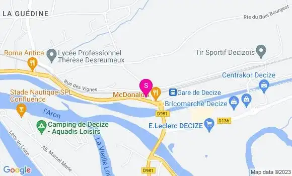 Localisation Station Eni