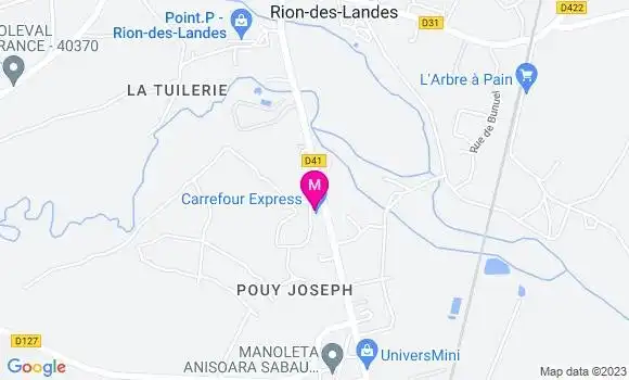 Localisation Carrefour Express