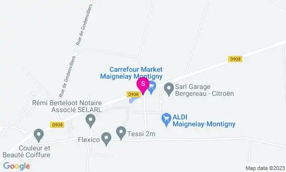 Localisation Carrefour Market