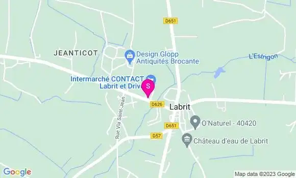 Localisation Intermarché Station
