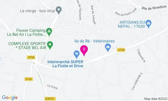 Localisation Intermarché Station