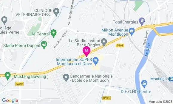 Localisation Station Intermarché