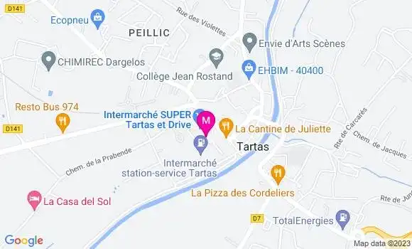 Localisation Intermarché Station