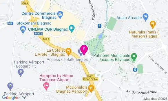 Localisation Relais Blagnac Rocade