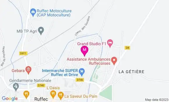 Localisation Intermarché Station