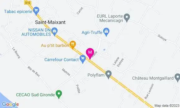 Localisation Carrefour Contact