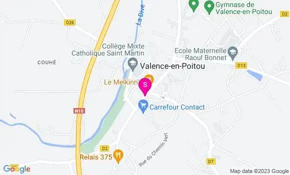 Localisation Carrefour Contact
