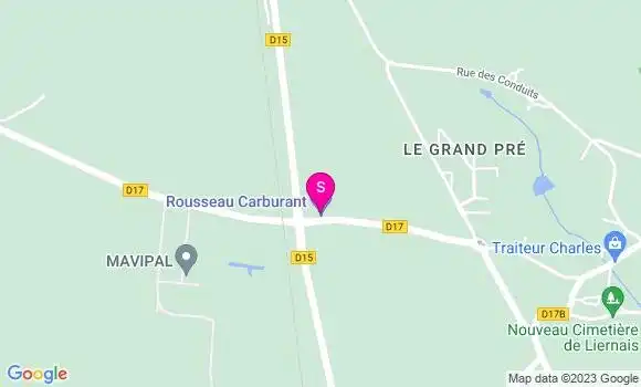 Localisation Rousseau Carburant