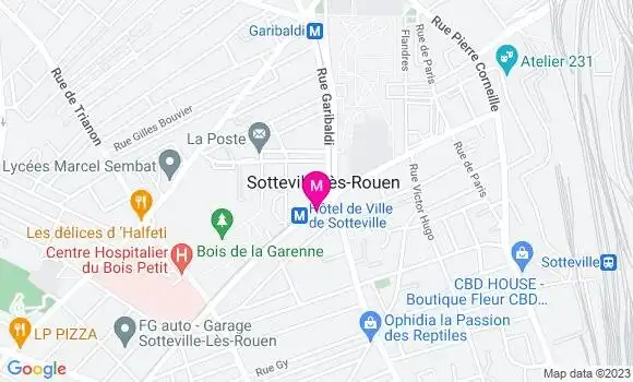 Localisation Carrefour Market
