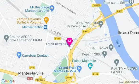 Localisation TotalEnergies