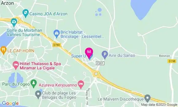 Localisation Super U