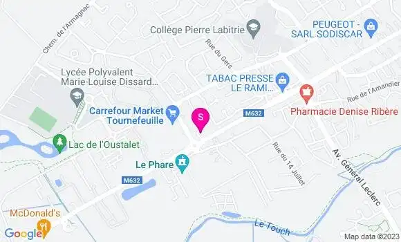 Localisation Carrefour Market