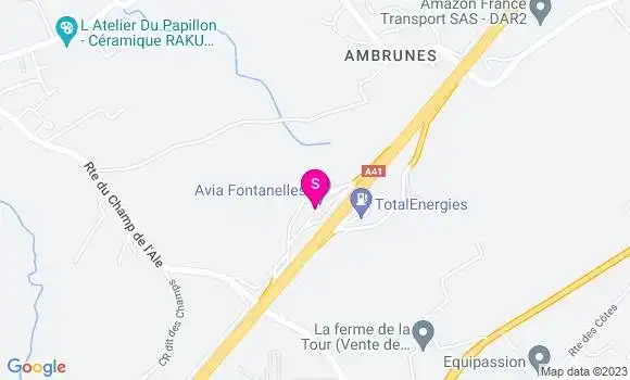 Localisation Avia Fontanelles