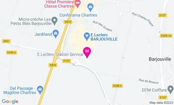 Localisation Station Leclerc