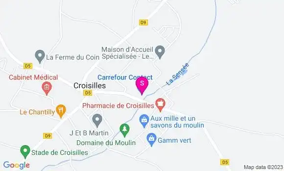 Localisation Carrefour Contact