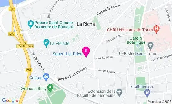 Localisation Super U