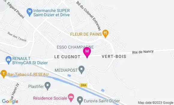 Localisation Esso Champagne