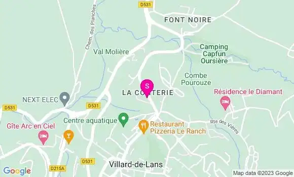 Localisation Garage de la Bourne