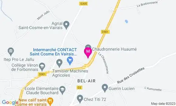 Localisation Super U