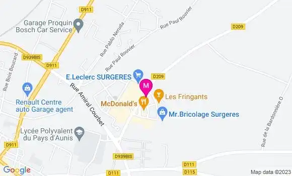 Localisation Sodisur