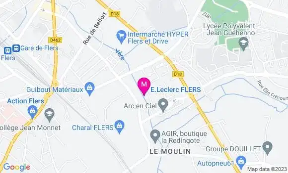 Localisation Leclerc Station