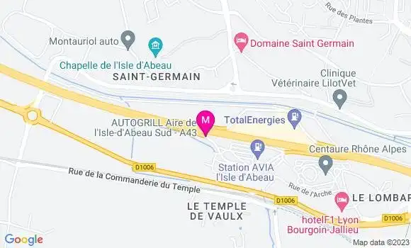Localisation Aire de l