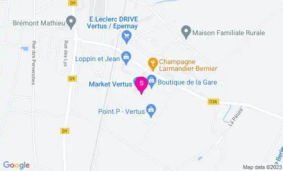 Localisation Station Carrefour