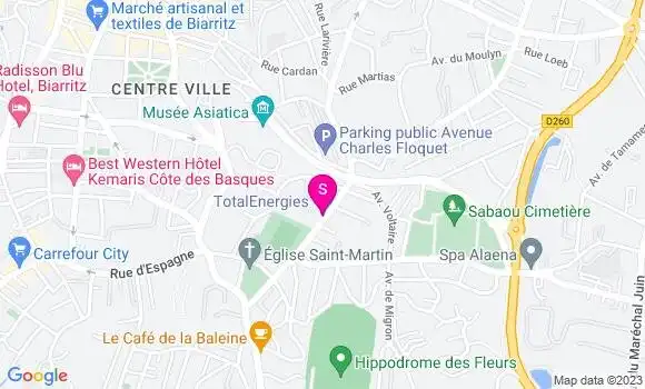 Localisation TotalEnergies