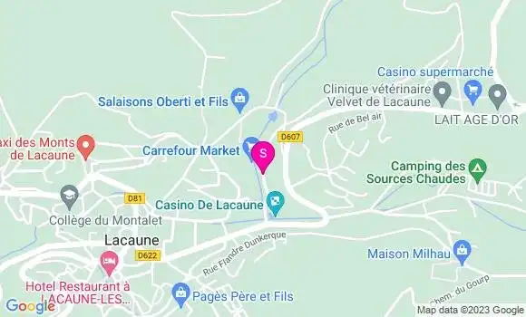 Localisation Carrefour Contact