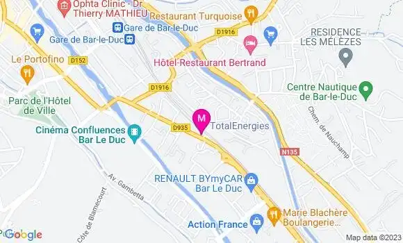 Localisation TotalEnergies
