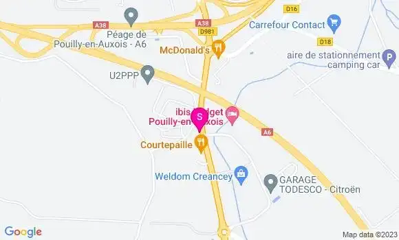 Localisation Pouilly Automobile