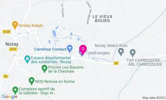 Localisation Garage de la Pierre Bleue
