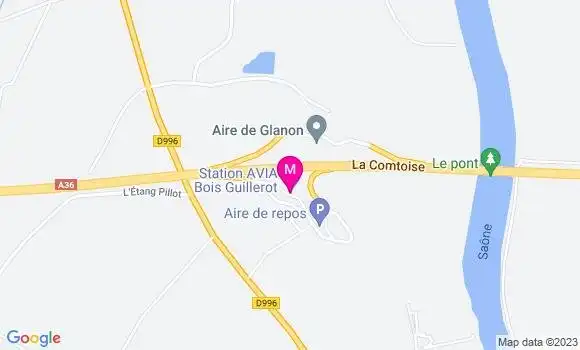 Localisation Avia Bois Guillerot